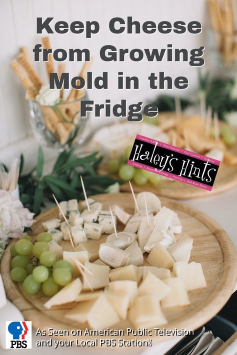 Keep Cheese from Growing Mold in the Fridge. Moldy cheese in the fridge is wasteful, costly and gross! Here’s a great tip to keep your cheese mold free. How To Keep Cheese From Molding, Moldy Cheese, One Pot Cooking, Cheese Mold, Cooking Substitutions, Cookie Table, Cooking Advice, Decadent Chocolate Cake, Garden Solutions