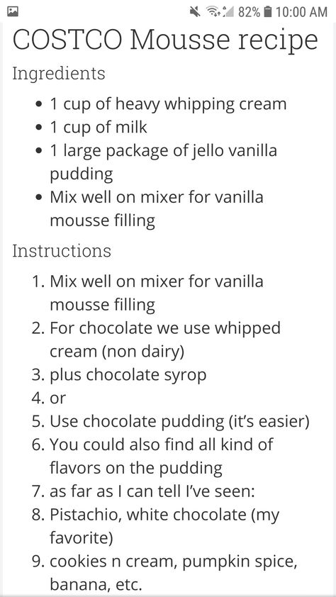 Copycat Costco Cheesecake Filling, Costco Chocolate Cake Filling Recipe, Whipped Filling For Cakes, Costco Cake Copycat Recipe, Costco Chocolate Mousse Cake Filling, Costco Chocolate Cake Recipe, Costco Chocolate Cake Copycat, Costco Vanilla Mousse Filling, Costco Cheesecake Mousse Filling