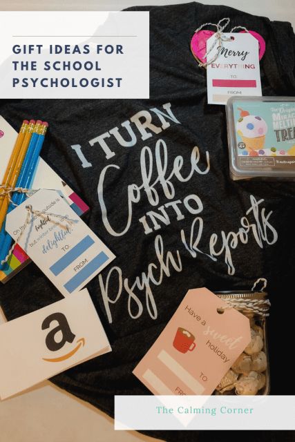 National School Psychologist Week, School Psychologist Gift Ideas, Psychology Shirts, Psychology Gifts, Calming Corner, Teacher Gift Card, Personalized Pencils, Report Writing, Leaving Gifts