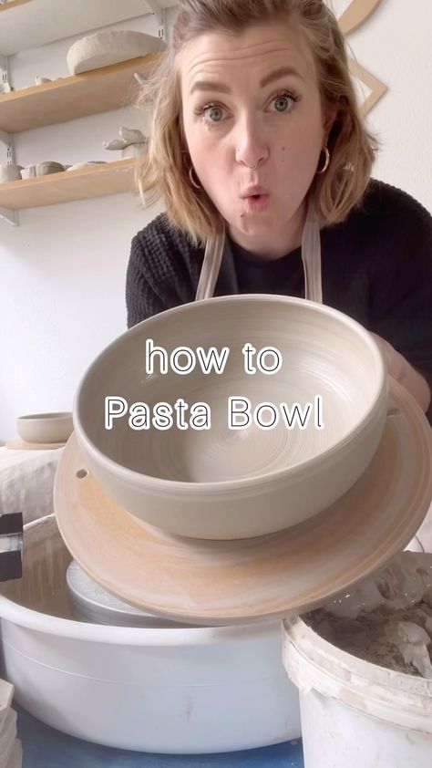 Instagram Ceramic Pasta Bowl, Pottery Pasta Bowl, Blueberry Cobbler, Pasta Plates, Pottery Videos, Clay Bowl, New Obsession, Pasta Bowl, Pottery Ceramics