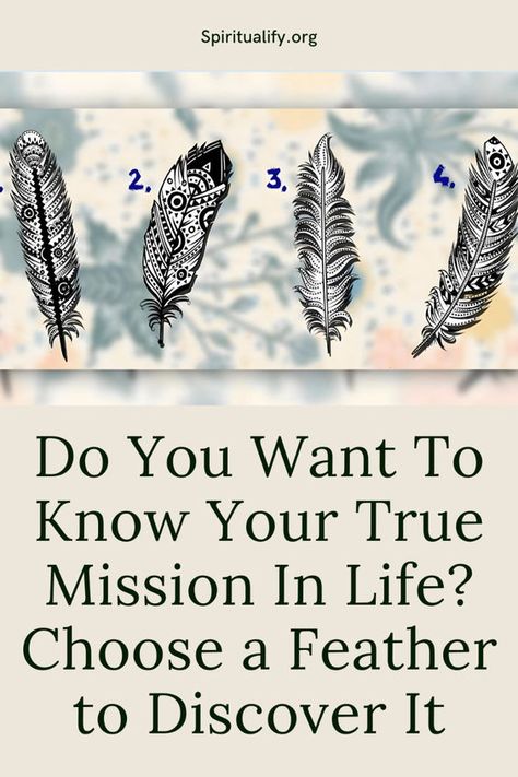 There are numerous methods and practices you can utilize to guide you down the right path. One unique way to discover your mission is by choosing a feather.

Yes, that's right – a feather. Feathers are mysterious and beautiful symbols that have long been associated with different meanings and interpretations.

They represent freedom, lightness, and spiritual growth. In some cultures, feathers were believed to be a powerful tool for spiritual communication and divination. Feather Symbolism, Feather Meaning, Mindfulness Journal Prompts, Metaphysical Books, Symbols Of Freedom, Beautiful Symbols, Energy Healing Spirituality, The Lives Of Others, Spiritual Meaning