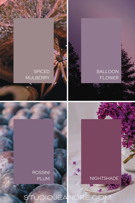 Purple Colour Bedroom Ideas, Purple Textured Wall, Mauve Purple Paint Colors, Grayish Purple Aesthetic, Sw Purple Paint Colors, Lavender Bathroom Walls, Purple Wall Paint Ideas, Shades Of Purple Colour Palettes, Grayish Purple Paint