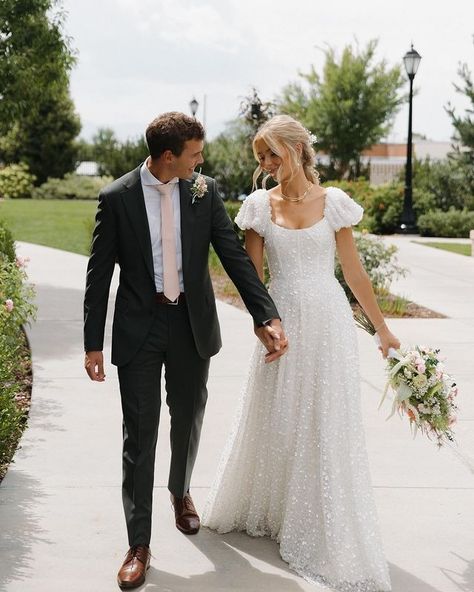 All Posts • Instagram Button Up Back Wedding Dress, Wedding Dresses Mormon, Summer Wedding Dress Modest, Temple Wedding Dress, Wedding Dresses Short Sleeve, Lds Wedding Dress, Wedding Dresses Short Sleeves, Wedding Dress With Short Sleeves, Modest Wedding Dresses Lds