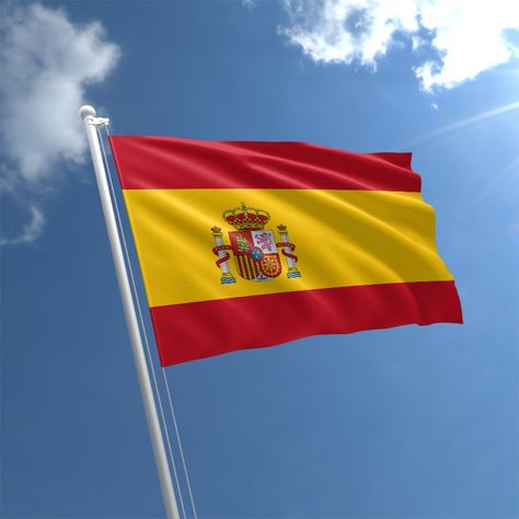 Flag Of Spain, Big Wallpaper, Country Information, Spanish Flag, Spanish Colors, Spanish Flags, Spain Flag, Titanic Ship, Board Pictures