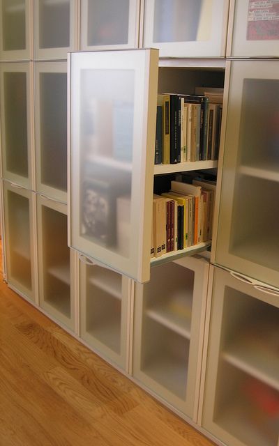 Llibreria Book Shelf With Glass Door Ideas, Bookshelf Glass Doors, Home Studio Ideas, Room Storage Diy, Home Library Design, Bedroom Setup, Simple Furniture, Bookcase Shelves, Room Makeover Inspiration