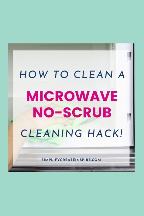 Looking for an easy method for how to clean a microwave without any scrubbing? This is a no-scrub microwave cleaning hack. This method uses only natural ingredients, so it's safe and gentle on your appliance. Plus, it's a great way to remove stubborn food stains without using harsh chemicals. How to clean a microwave. Microwave cleaning hack. How to clean your microwave naturally. How to clean a microwave with vinegar. How to clean a microwave without vinegar. Dishwasher Not Draining, Microwave Cleaning Hack, Easy Microwave Cleaning, Unclog Sink, Cleaning Your Dishwasher, Clean Microwave, Vinegar Uses, Food Stains, Vinegar And Water