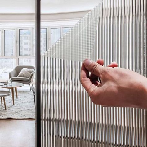 Frost Film, Window Privacy Film, Reeded Glass, Decorative Window Film, Frosted Windows, Privacy Film, Window Film Privacy, Window Privacy, Privacy Glass