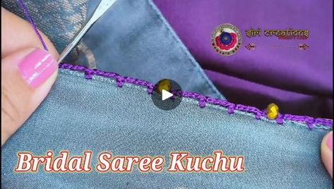 Kuchu Designs, Saree Kuchu Designs, Bridal Saree, Tassels, Saree, Design