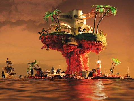 #Gorillaz Plastic Beach album covers Jamie Hewlett #720P #wallpaper #hdwallpaper #desktop Gorillaz Albums, Gorillaz Plastic Beach, Pink Floyd Wallpaper, Plastic Beach, Gorillaz Art, Cover Wallpaper, Band Wallpapers, Latest Hd Wallpapers, Wallpaper Laptop