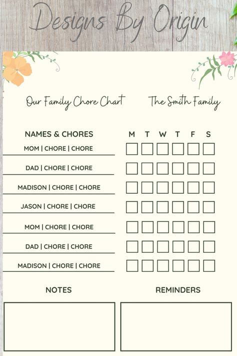 family chore charts Family Chore Chart, Family Chore Charts, Chore Charts, Note Reminder, Command Center, Chore Chart, Cleaning Schedule, Track