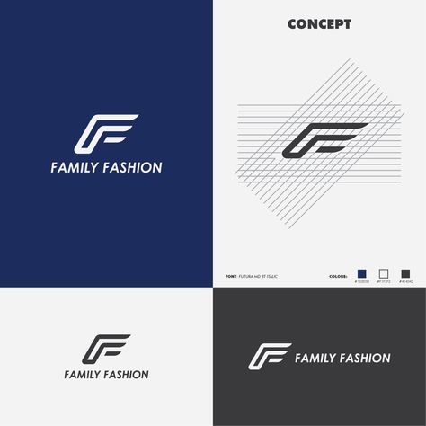 Ff Monogram, International Clothing, Fashion Family, Karachi Pakistan, Fashion Logo Design, Family Fashion, Clothing Brands, Fashion Logo, Design Resources