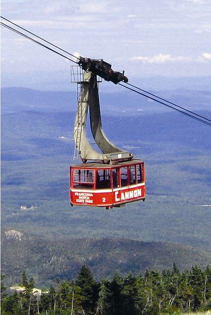 We saw three bears while on the tram...a momma bear and two cubs.....so cute!  Cannon Mountain Aerial Tramway by White Mountains NH, Chicken Coops And Runs, Aerial Tramway, Franconia Notch, North Conway, New England Road Trip, East Coast Road Trip, New England States, Observation Deck, Momma Bear