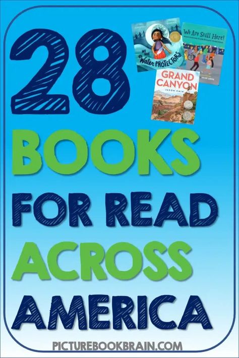 Looking for the best ideas for Read Across America? These children's books for Read Across America that are not Dr. Seuss will be engaging for your students! Picture books with lesson plans and activities linked for your Kindergarten, 1st, 2nd, 3rd, 4th or 5th grade students. Picture books about America's diversity and culture, states, American history and more for your elementary school students. Your students will delight in these classic and brand new books! Read Across America Ideas For School Activities, Read Across America Ideas For School, Read Across America Ideas, Read Across America Week, Picture Books For Kids, Dr Seuss Preschool, Read Across America Day, Children's Library, Spring Reading