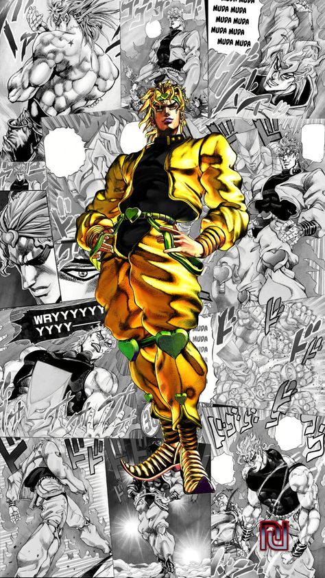 Jojo Background, Full Metal Alchemist Art, Jojo Wallpapers, Jojo Wallpaper, Backgrounds For Phones, Dio Brando, Adventure Anime, Joseph Joestar, Jojo's Bizarre Adventure Anime