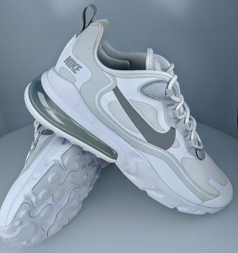 Sporty Nike Shoes, Nike Air Max Aesthetic, Nike Airmax 270 Outfit, Nike React 270, Airmax 270 React, Nike Airmax 270 React, Airmax Shoes, Kids Summer Shoes, Comfortable Nike Shoes