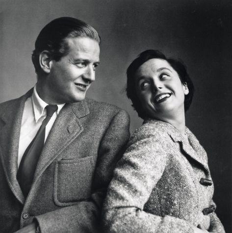 Hans Knoll and design visionary Florence Knoll Bassett (c.1950). photo courtesy Knoll Archives. via 1stdibs Knoll Furniture, Corner Furniture, Richard Meier, Peter Blake, Alexander Girard, Rem Koolhaas, George Nakashima, Walter Gropius, Isamu Noguchi