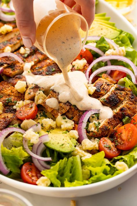 Cajun Chicken Pasta Salad, Grilled Chicken Salad Dressing, Chicken Salad With Vegetables, Chicken Salad With Ranch Dressing, Chicken Tender Salad Recipes, Cajun Chicken Salad Recipe, Chicken Tenders For Salad, Cajun Shrimp Salad, Cajun Salad Recipes