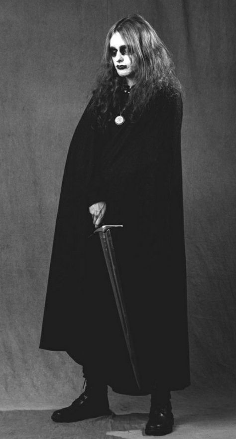 The Pale Swordsman, Black Metal Photoshoot, Dsbm Aesthetic, Metal Head Aesthetic, Black Metal Aesthetic, Metalhead Aesthetic, Black Metal Fashion, Dungeon Synth, Metal Heads