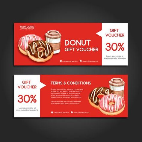 Coupon Graphic Design, Food Coupons Design, Food Coupon Design, Food Template Design, Creative Voucher Design Ideas, Food Voucher Design Ideas, Voucher Design Coupon, Discount Ad, Food Discount