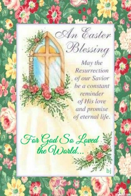 An Easter Blessing from jacksondobe - trendme.net Easter Friday Blessings, Easter Sunday Blessings, Easter Bible Quotes, Easter Speeches, Easter Inspirational Quotes, Holly Week, Easter Verses, Holiday Blessings, Happy Resurrection