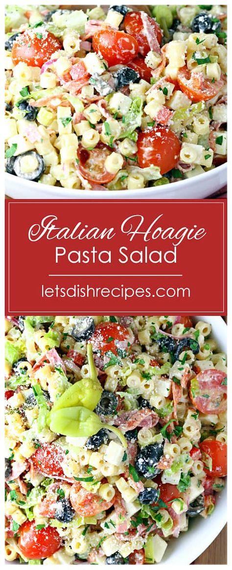 Italian Sub Sandwich, Chicken Pesto Pasta Salad, Italian Hoagie, Spring Recipes Dinner, Veggie Pasta Salad, Light Summer Meals, Sub Sandwich, Spring Pasta, Italian Sub