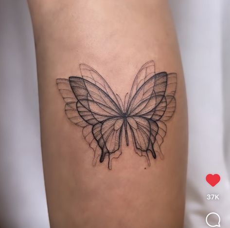 Butterfly Thigh Tattoo, Stunning Tattoos, Small Girly Tattoos, Hip Thigh Tattoos, The Best Tattoos, Self Love Tattoo, Drawing Styles, Small Pretty Tattoos, Petite Tattoos