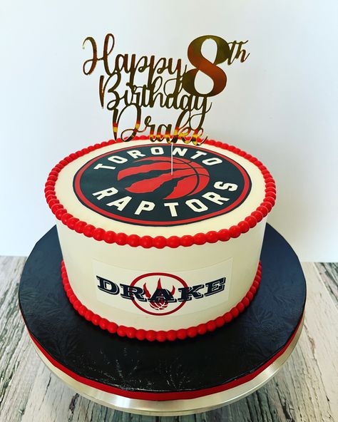 Toronto Raptors Cake, Raptors Cake, Basketball Cake, Toronto Raptors, Toronto, Birthday Cake, Baking, Cake, Quick Saves