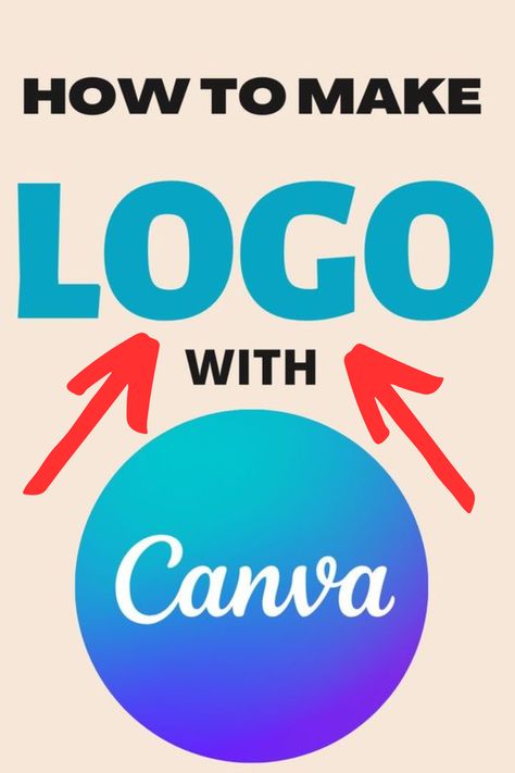 How to Create Your Own Logo with Canva just follow this tutorial you'll learn how to make a logo in canva , it's free and even if you have no design skills at all. Canva Pin Design, How To Make Logo In Canva, How To Make A Logo, Canva Logo Ideas, Logo In Canva, Canva Learning, Logo Design Canva, Canva Creations, Free Business Logo