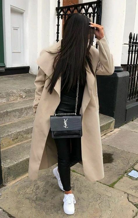 Beige Jacket Outfit, Stone Waterfall, Waterfall Coat, City Break Outfit, Ladies Blazer, Blazer Jackets For Women, Long Trench, Long Trench Coat, Belted Coat