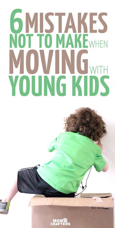 Moving with young kids? DON'T DO IT! Just kidding - just don't make these 6 mistakes and you'll be good to go. Moving tips for moving with toddlers and babies.... #CORTatHome #ad Moving With Kids, Moving House Tips, Moving Across Country, Tips For Moving, Newborn Sleep Schedule, Kids Moves, Parenting Articles, Baby Sleep Problems, Parenting 101