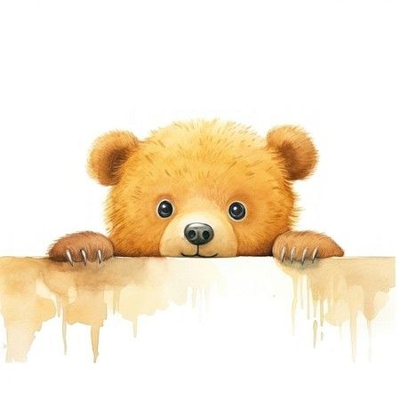 Bear bear mammal animal. AI | Premium Photo Illustration - rawpixel Cartoon Teddy Bear, Beatrice Potter, Create This Book, Bear Paintings, Bear Images, Bear Animal, Baby Illustration, Bear Bear, Bear Illustration