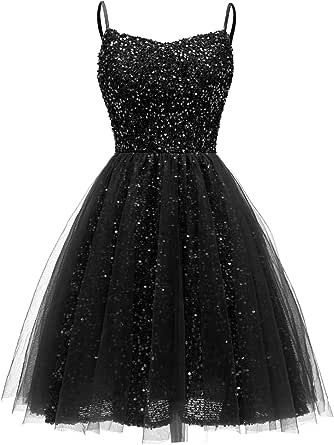 Teens Party Dress, 8 Grade Prom Dresses Black, Sparkly Prom Dress Short, Black Sparkly Dress Short, Black Dress Birthday Outfit, 6th Grade Graduation Dresses, Grad Dresses Grade 8, Short Black Formal Dress, Fall Homecoming Dresses