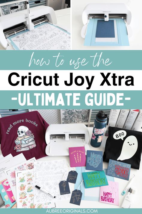 Learn all about the Cricut Joy Xtra and decide if it's right for you and your crafting needs! This is such a powerful, yet compact, machine. I think you're going to love it! Cricket Joy Projects Craft Ideas, Cricket Joy, Beginner Cricut, Disney Diy Crafts, Thank You Happy Birthday, Joy Gifts, Fine Point Pens, Holiday Crafts Diy, How To Make Stencils