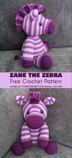 Zane the Zebra Free Crochet Pattern | Your Crochet Crochet Stuffed Animals, Crocheted Animals, Discovery Kids, Pola Amigurumi, Crochet Animals Free Patterns, Girls Toys, Shawl Crochet, Crochet Amigurumi Free, Crochet Animal Patterns