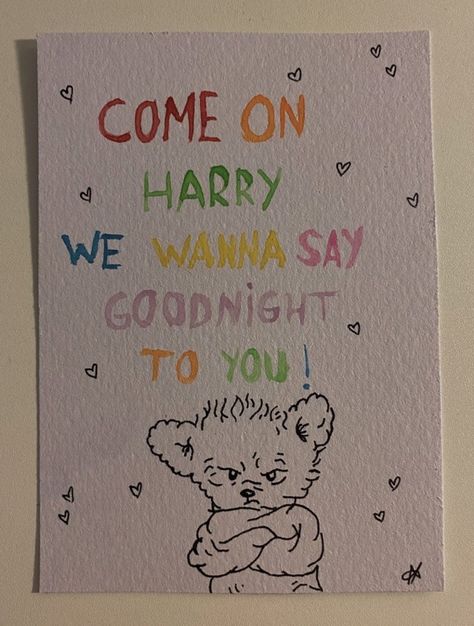 Harry Styles Birthday Card Ideas, Harry Styles Birthday Cards, Harry Styles Crafts, Niall Horan Birthday, 1d Poster, Harrie Core, Harry Styles Birthday, Homemade Wedding Gifts, Harry Core