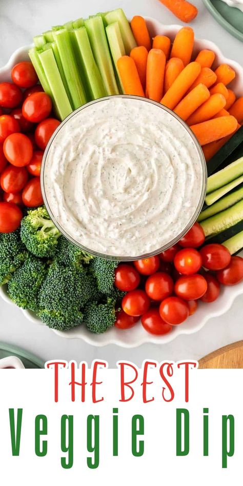 Easy Veggie Platter, Creamy Vegetable Dip, Veggie Tray And Dip, Veg Dips For Parties, Veggie Dipping Sauce, Veggie Dips Easy, Vegetable Dips Recipes Easy Healthy, Diy Veggie Dip, Homemade Dips For Veggies