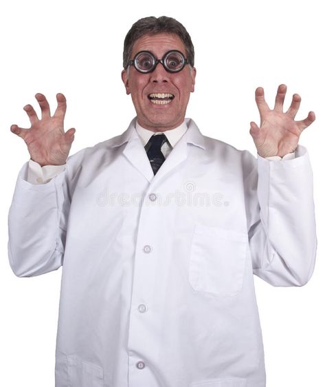 Funny Mad Scientist Crazy Doctor Isolated on White. Funny humor, mad scientist, , #sponsored, #White, #Isolated, #mad, #humor, #Doctor #ad Crazy Doctor, Crazy Scientist, White Lab Coat, White Lab, White Stock, Mad Scientist, Silly Pictures, Funny Humor, Einstein