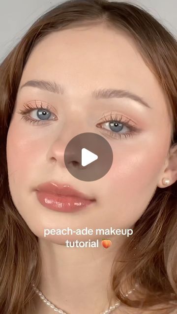 sophie grace on Instagram: "peach makeup is THE SUMMER MAKEUP 🌺🍑
.
products: @merythod_global 
.
.
.
.
.
.
.
.
.
#explore #makeup #reels #trending #makeuptutorial #reelsofinstagram #makeuptutorial #explorepage #aesthetic #reelsinstagram #summermakeup #summer #peach #peachmakeup #trendingmakeup #glowy #glowyskin #glowymakeup" Soft Peach Makeup, Princess Peach Makeup, Summer Makeup Products, Soft Summer Makeup, Sophie Grace, Peach Makeup, Glowy Skin, Glowy Makeup, Soft Summer