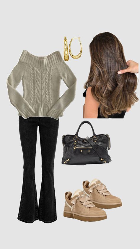 UGGs lowmel style inspiration - winter outfit - w24 - Balenciaga city bag - cute girl autumn 🫶🏽💞 Shopping Hairstyles, Uggs Fits, Uggs Outfit Ideas, Winter Uggs, Uggs Outfits, Mood Bored, Simple Outfits For School, Wish Board, Inspo Fits