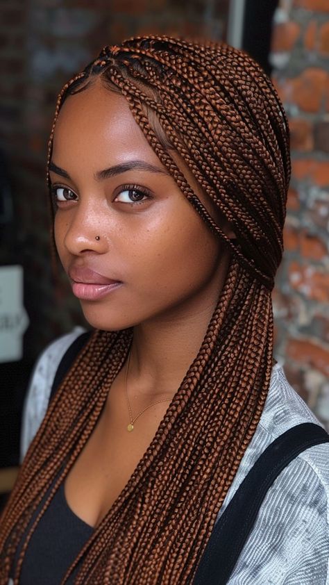 24 Mini Braid Hairstyles for Magical Transformations Brown Micro Braids, Mini Braid Hairstyles, Brown Braids For Black Women, Versatile Braids, Traditional Braids, Braids 2024, Micro Braids Styles, Mini Braids, Easy Braid Styles