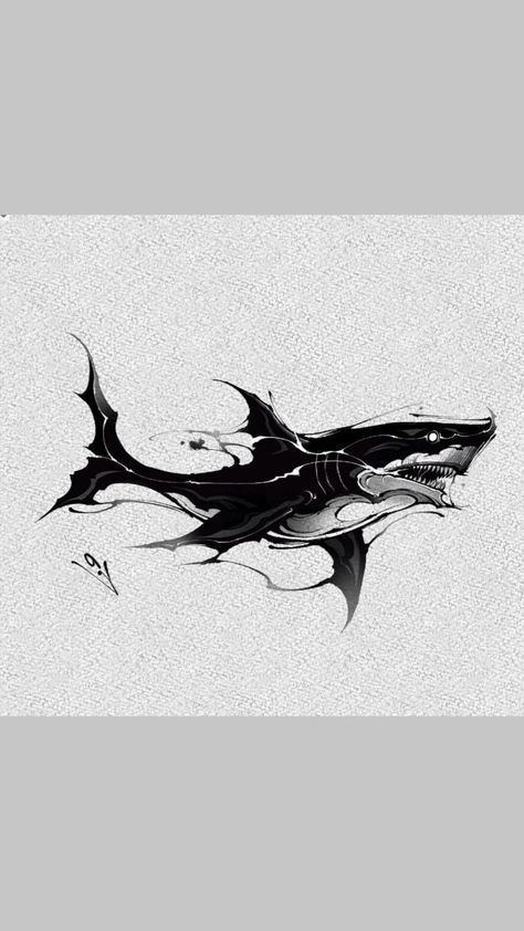 Mens Shark Tattoo, Great White Shark Tattoo, Hammerhead Shark Tattoo, Tier Tattoo, Shark Tattoo, Man Sketch, Shark Tattoos, Traditional Tattoo Design, Hammerhead Shark