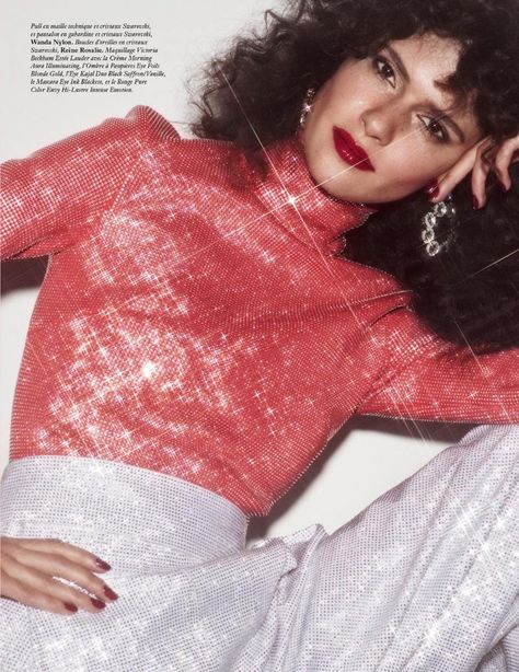 Glamorama (Vogue Paris) Look Disco, Paris November, Festival Mode, Disco Glam, Mode Editorials, Studio 54, Glam Rock, Vogue Fashion, Fashion Editorial