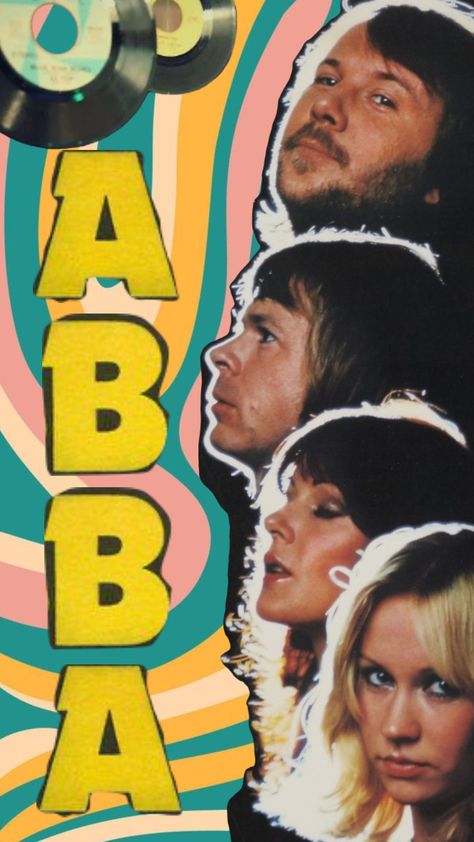 #myfirstshuffle #70s #abba Abba 70s, Abba Poster, Abba Voyage, 80s Posters, Snow Board, 70s Vibes, Art Pricing, Room Art, Resident Evil