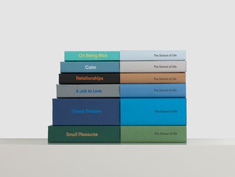 The School of Life Library - The School Of Life Library Visual Identity, Emotional Education, The School Of Life, School Of Life, Great Thinkers, Plan B, Book Bundles, Human Nature, Financial Services