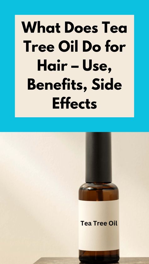 tea tree oil for hair Tea Tree Oil Benefits Hair, Tea Tree Oil For Hair, Tea Tree Oil Benefits, Oil For Hair, Different Hair, Melaleuca Alternifolia, Oil Benefits, Natural Hair Tips, Hair Care Products