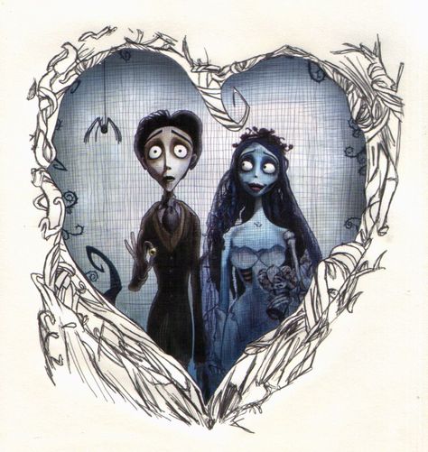 Corpse Bride Tattoo, Corpse Bride Movie, Corpse Bride Art, Emily Corpse Bride, Tim Burton Corpse Bride, Catrina Tattoo, Tim Burton Characters, Kaptan Jack Sparrow, Tim Burton Style