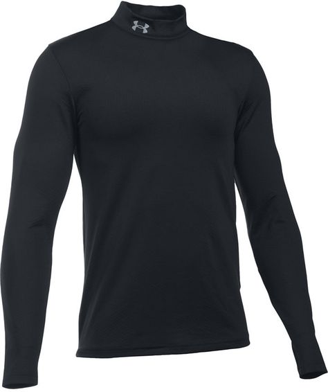 Under Armour Men's ColdGear Infrared Mock-Neck Base Layer Shirt Mens Steel Toe Boots, Oversized Hoodie Outfit, Husband Clothes, Tactical Fashion, Under Armour Outfits, Layer Shirt, Mock Neck Shirt, Training Clothes, Hoodie Outfit