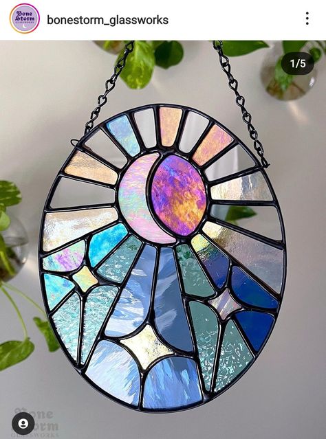 Glass Art Suncatchers, Cloud Stained Glass Art, Ocean Stained Glass Window, Stained Glass Galaxy, Stained Glass Stencil, Stained Glass Art Simple, Whimsical Stained Glass Art, Stained Glass Funny, Easy Stained Glass Ideas