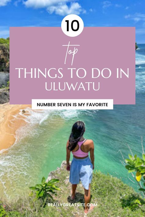 Top 10 Things To Do In Uluwatu What To Do In Uluwatu Bali, Uluwatu Bali, Bali Activities, Bali Restaurant, Bali Waterfalls, Bali Guide, Bali Itinerary, Bali Honeymoon, Bali Vacation