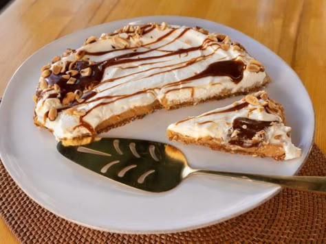 Salted Peanut Butter Pie Recipe | Damaris Phillips | Food Network Guys Ranch Kitchen, Ranch Recipes, Sweet Savory Recipes, Ranch Kitchen, Peanut Butter Pretzel, Peanut Butter Pie, Butter Pie, Pies And Tarts, Pie Dessert